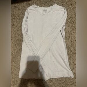 Athleta women's Light Gray Long Sleeve Tee